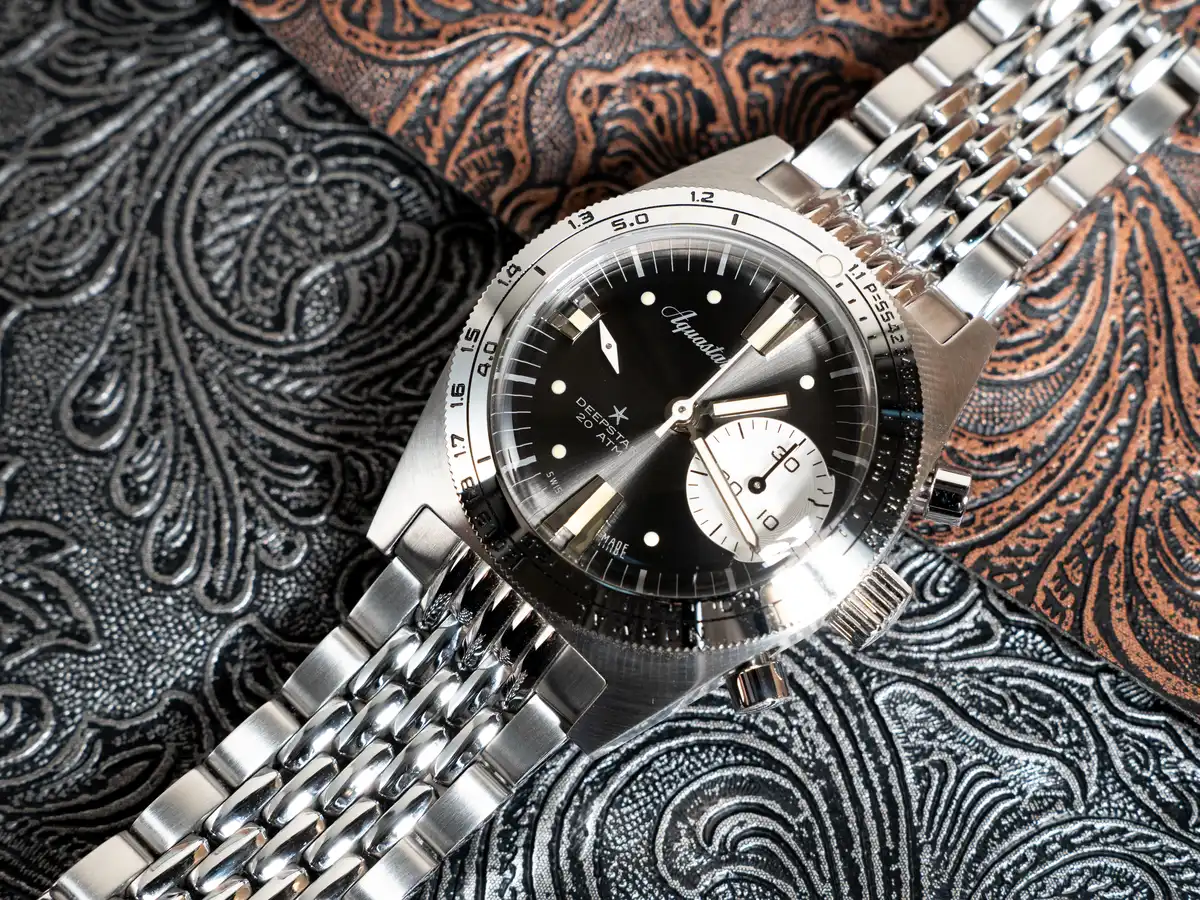 Deepstar 39mm Chronograph アクアスター Deepstar Chronograph レビュー 写真