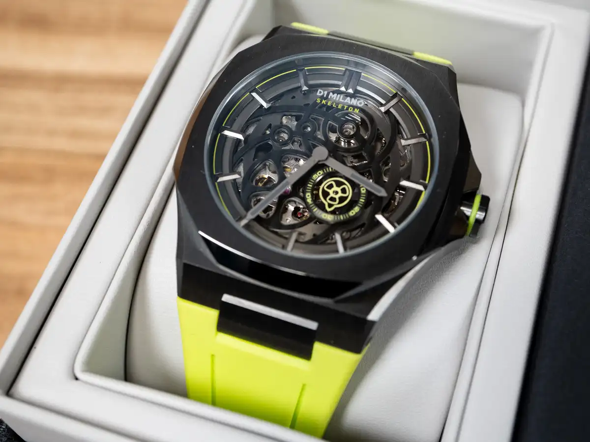 D1 MILANO ディーワンミラノ スケルトン SLICELIME SKRJ15 レビュー