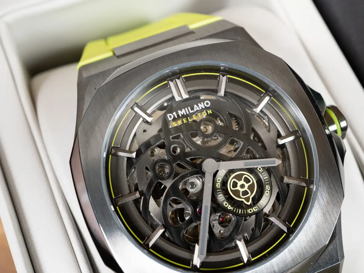 D1 MILANO ディーワンミラノ スケルトン SLICELIME SKRJ15 レビュー