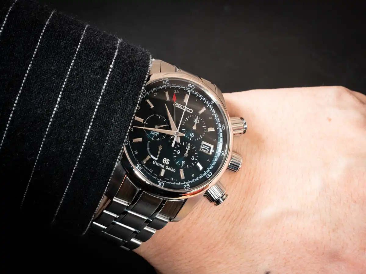 グランドセイコー スポーツコレクション スプリングドライブ クロノグラフ GMT SBGC007 写真