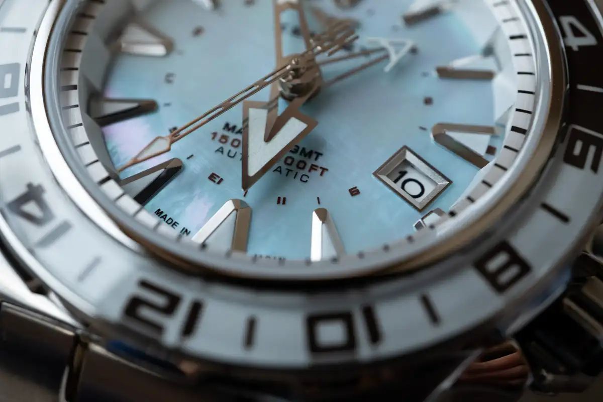 ケンテックス マリンGMT アイスブルーMOP S820X-12