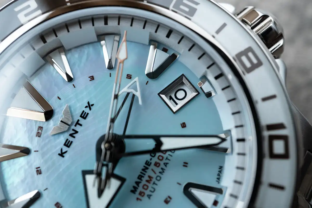 ケンテックス マリンGMT アイスブルーMOP S820X-12