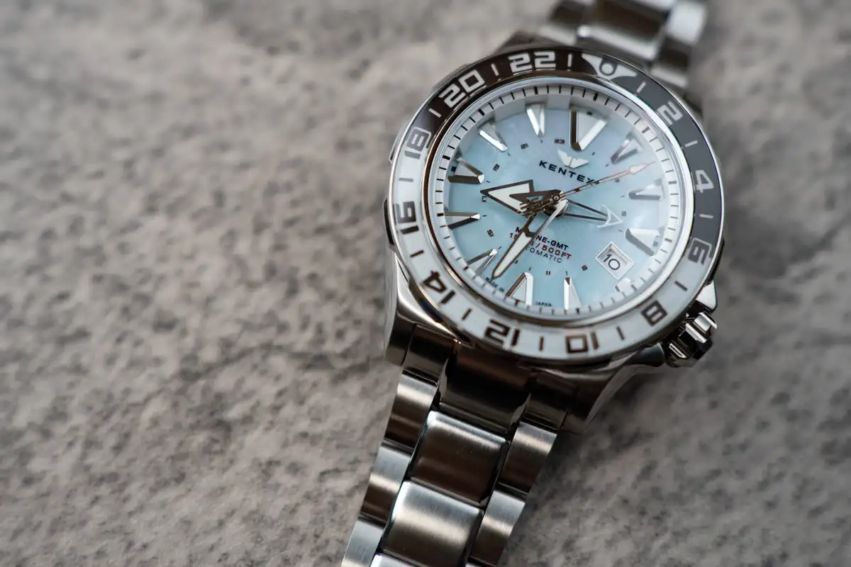 ケンテックス マリンGMT アイスブルーMOP S820X-12
