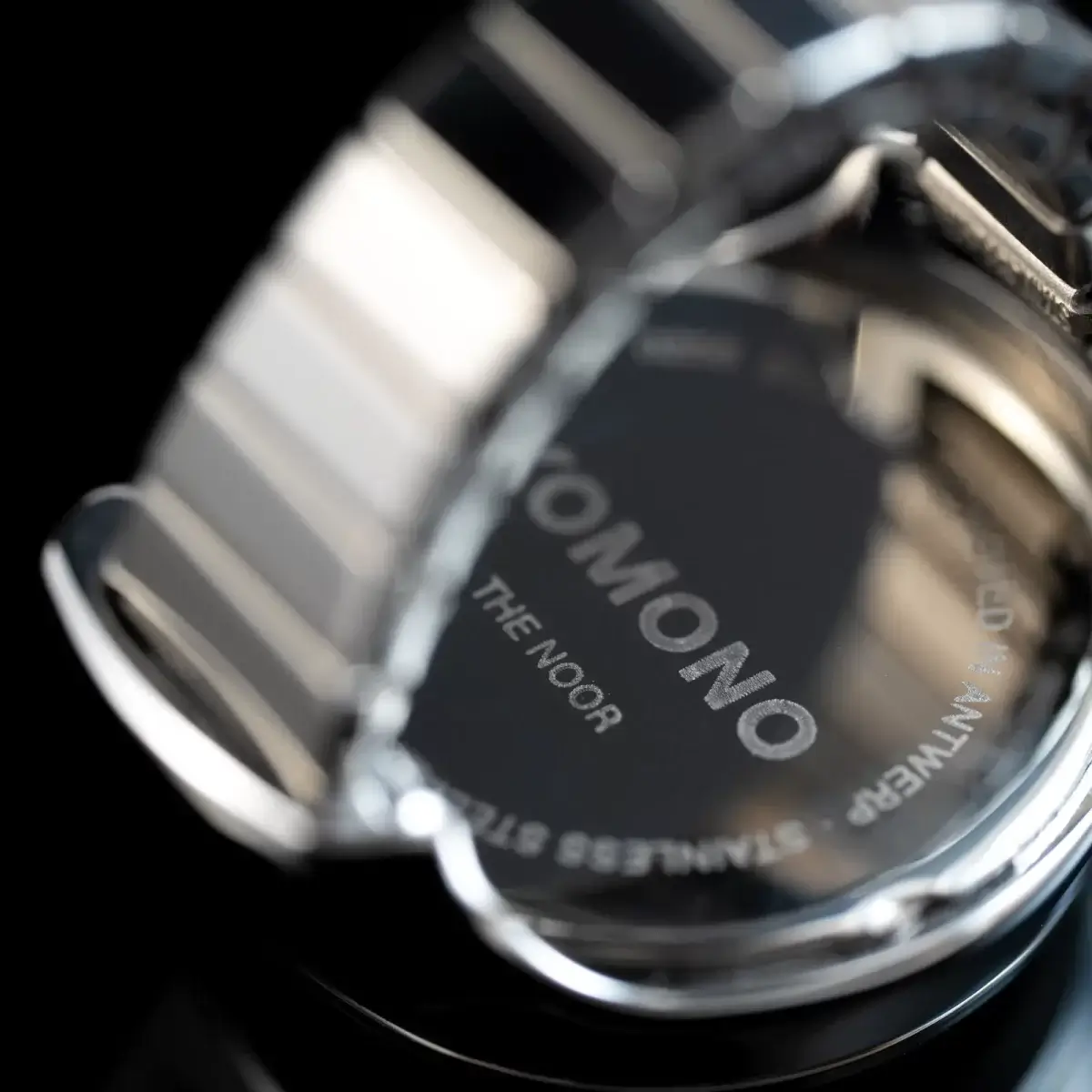 KOMONO(コモノ) リングウォッチ Noor ブラック シルバー