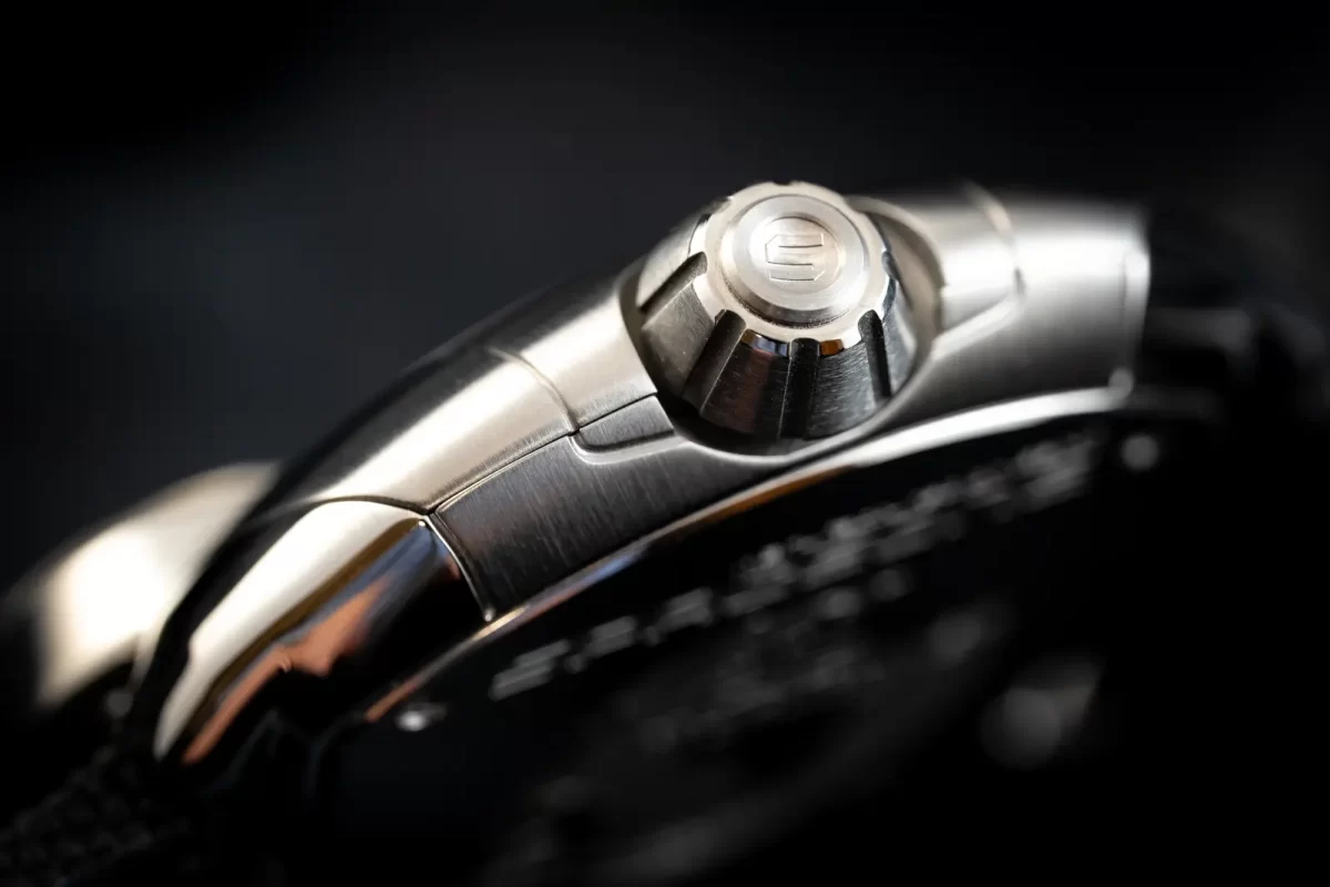 スペースワン ワールドタイマー チタニウム SpaceOne WORLDTIMER TITANIUM リューズ