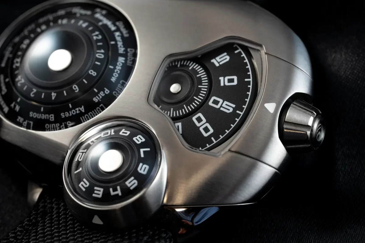 スペースワン ワールドタイマー チタニウム SpaceOne WORLDTIMER TITANIUM 分針 秒針