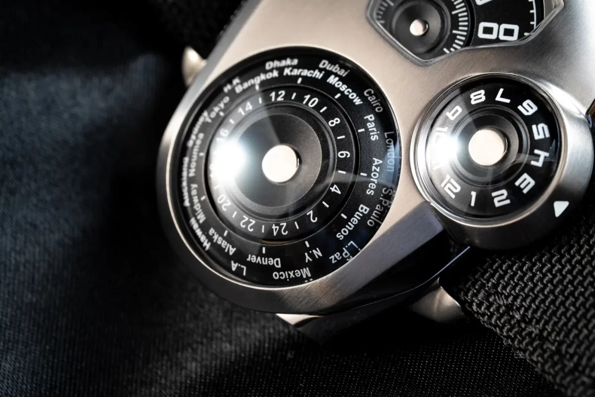 スペースワン ワールドタイマー チタニウム SpaceOne WORLDTIMER TITANIUM 24時間計