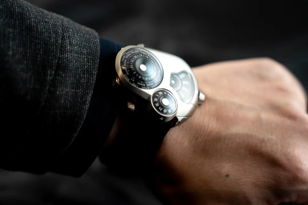 スペースワン ワールドタイマー チタニウム SpaceOne WORLDTIMER TITANIUM 装着例