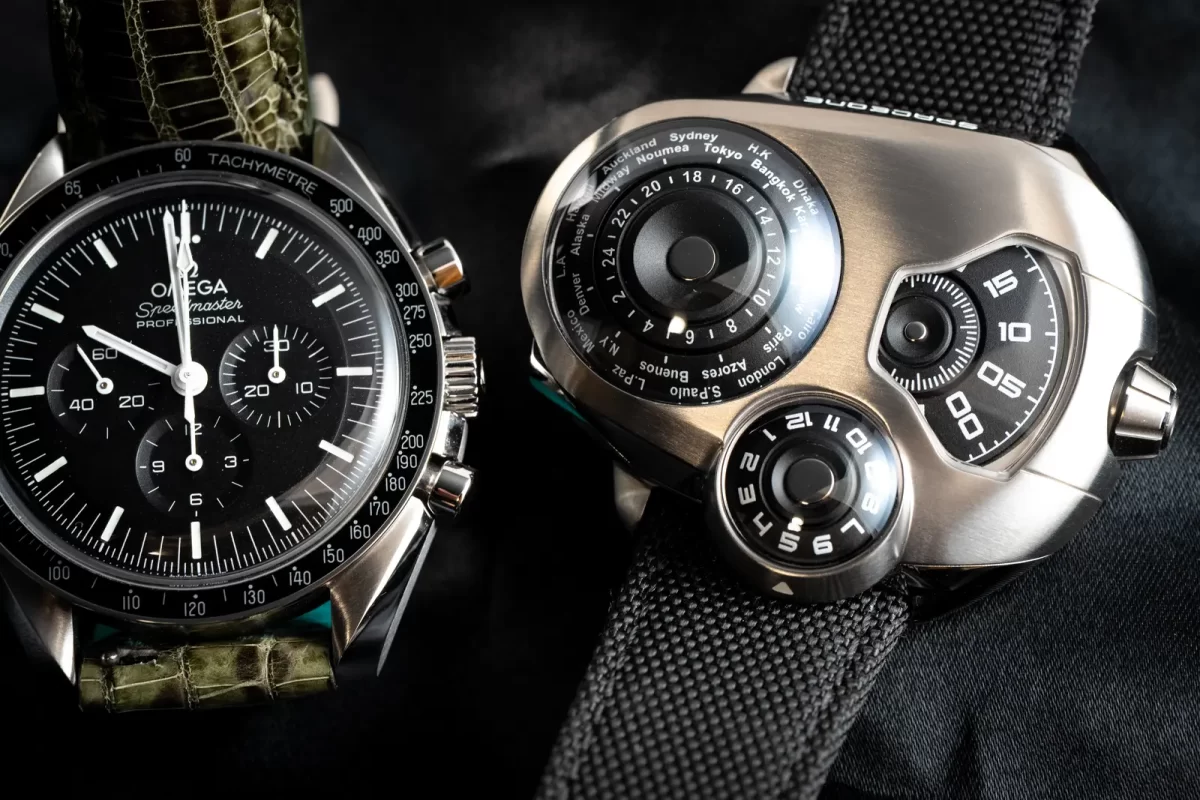 スペースワン ワールドタイマー チタニウム SpaceOne WORLDTIMER TITANIUM オメガ スピードマスター プロフェショナル