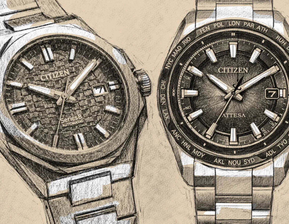 シチズン シリーズエイト アテッサ イラスト