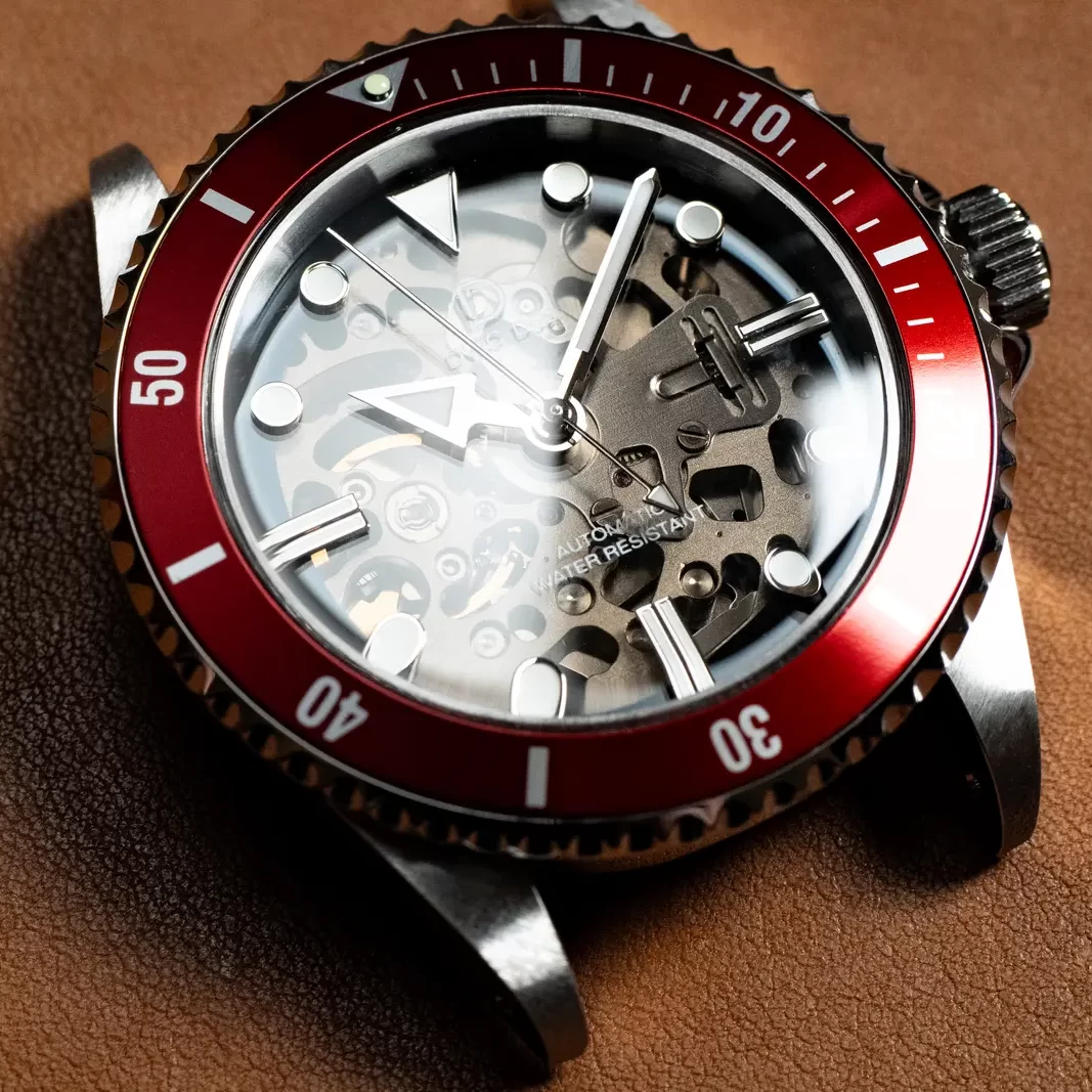 DIY Watch Club ウォッチキット ベゼル インサート 赤