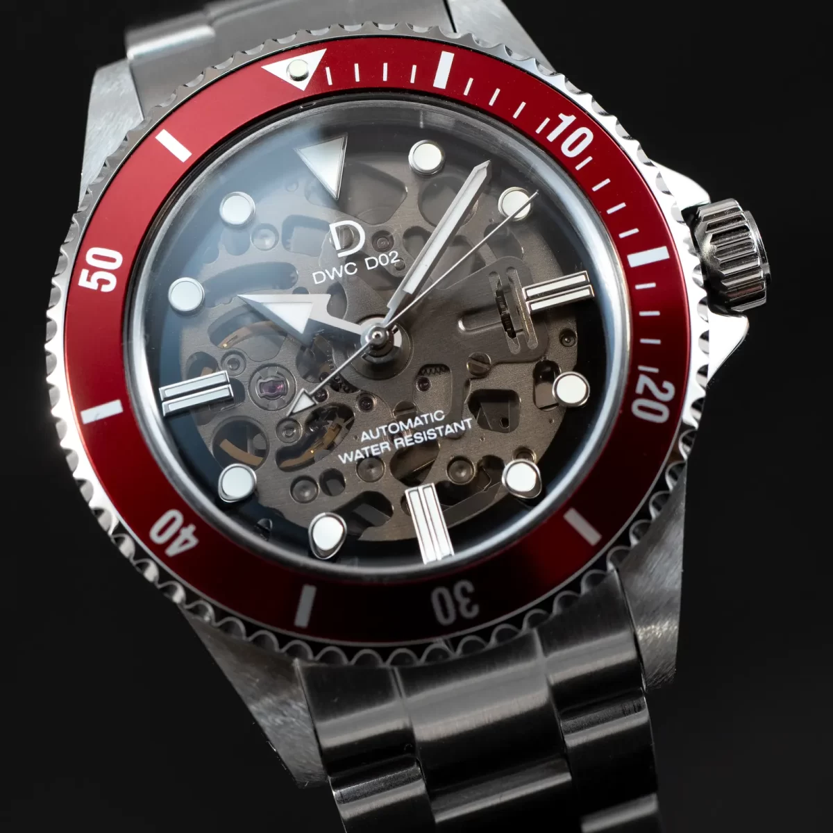 DIYウォッチキット ダイバーズ 40ミリ DIY Watch Club 赤ベゼル