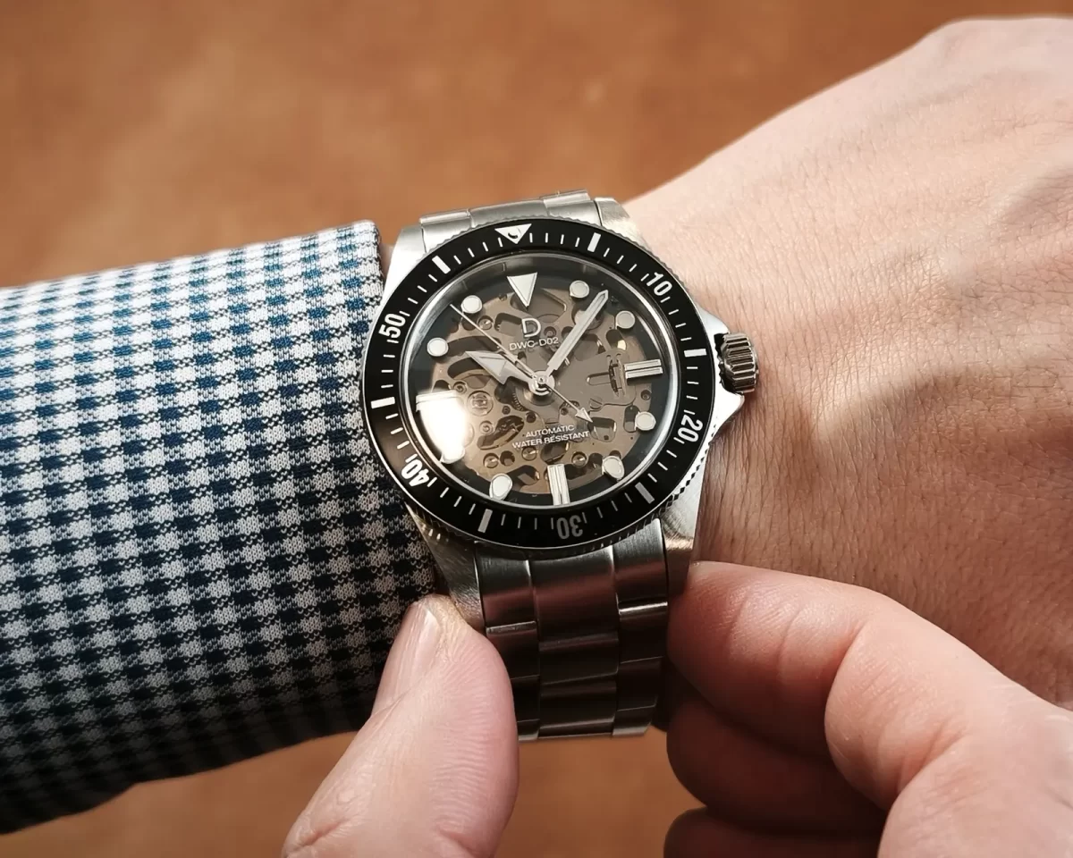 DIY Watch Club ウォッチキット 試着 黒ベゼル