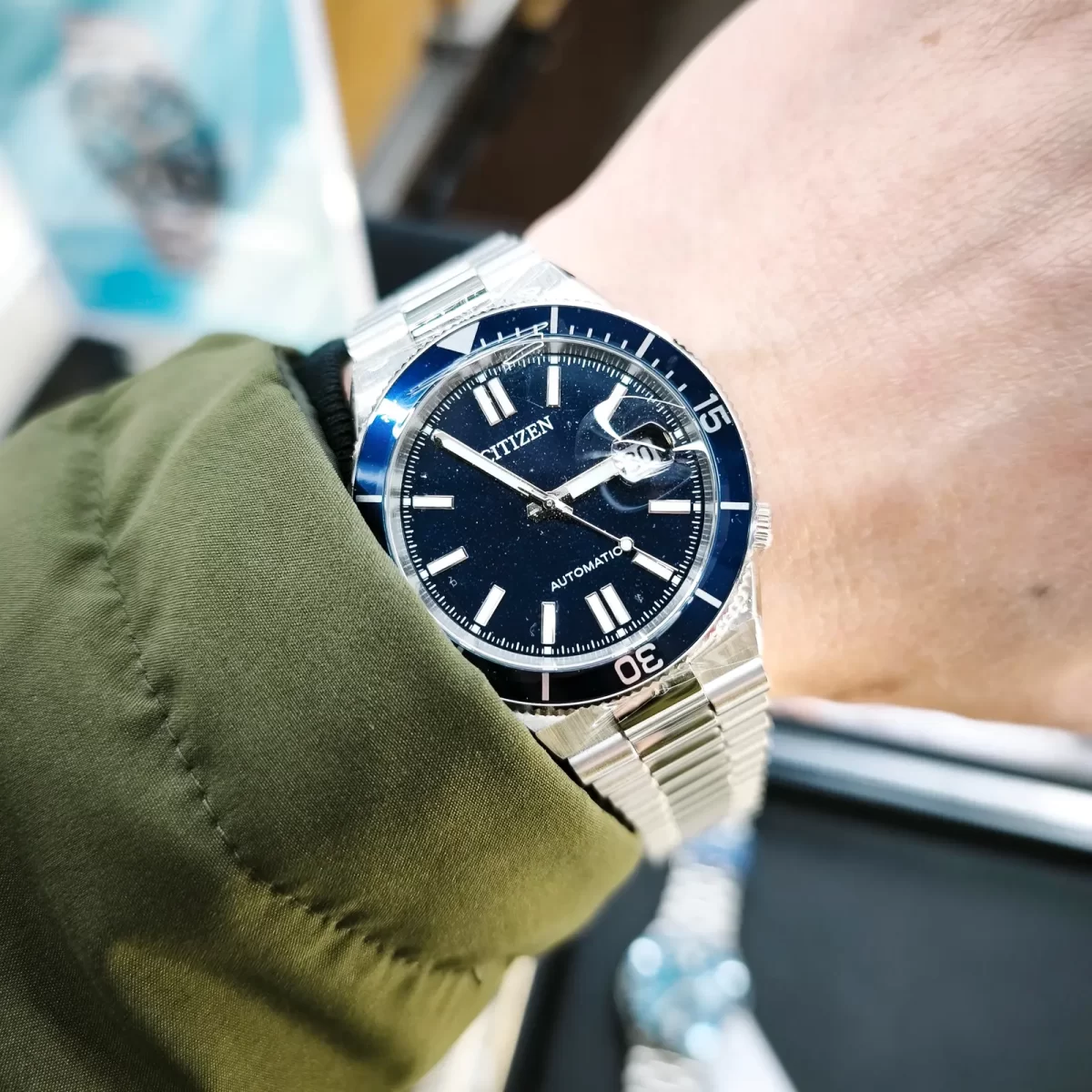 シチズン ツヨサ TUYOSA NJ0231-56L 2026年新作 試着の様子