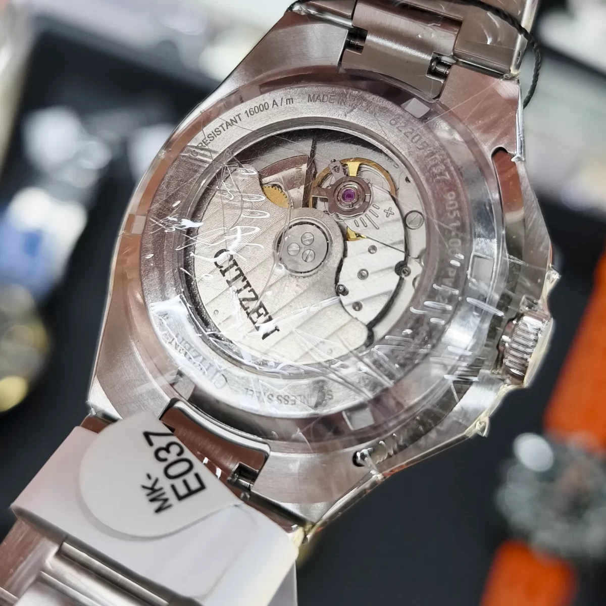 シチズン シリーズエイト NB6080-51W Series 8 Citizen 新製品 試着 Cal.9051 裏透け