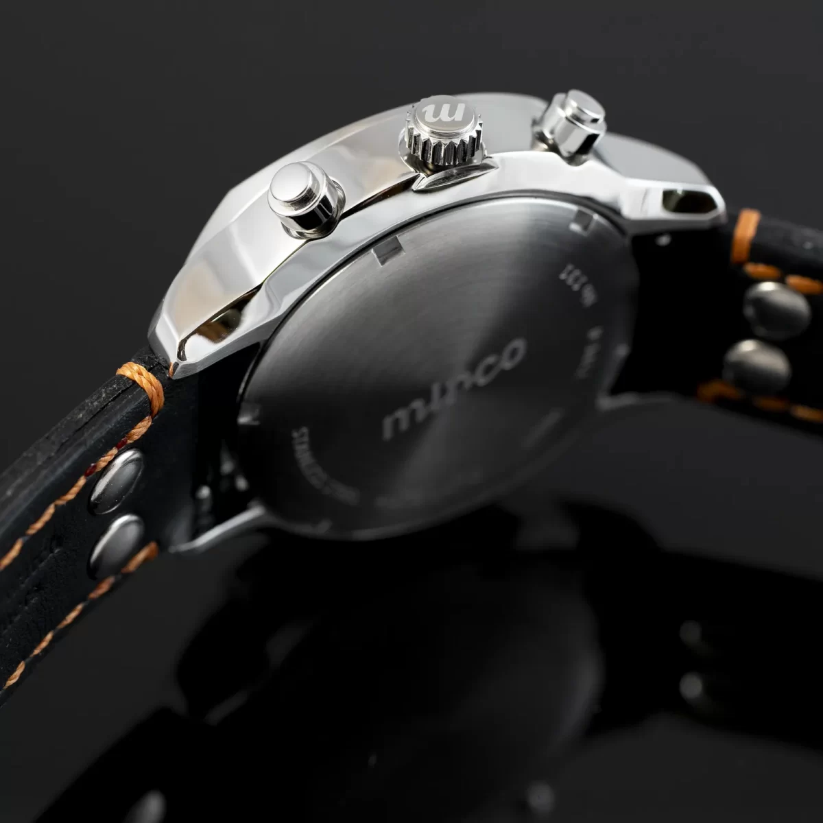 mirco TYPE-02 ミルコ Fukushima Watch フクシマウォッチ セクターダイヤル ブラック BB ケースバック