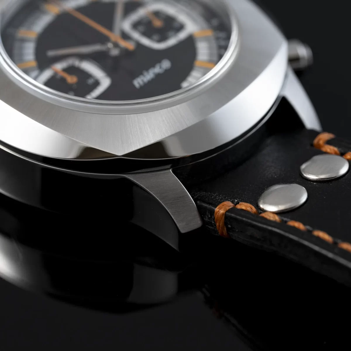 mirco TYPE-02 ミルコ Fukushima Watch フクシマウォッチ セクターダイヤル ブラック BB ラグ