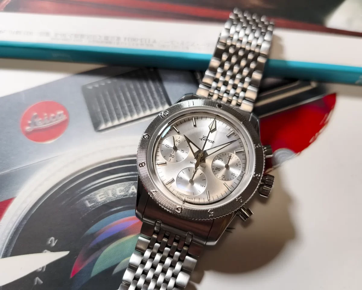 Lorca watch ロルカ モデル No.2 model シルバー サンレイ ダイヤル 全体 雑誌